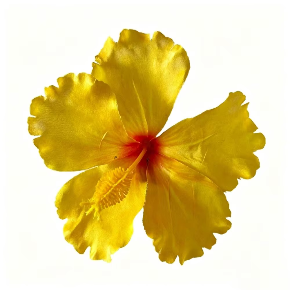 Pince à cheveux fleur d'hibiscus artificielle