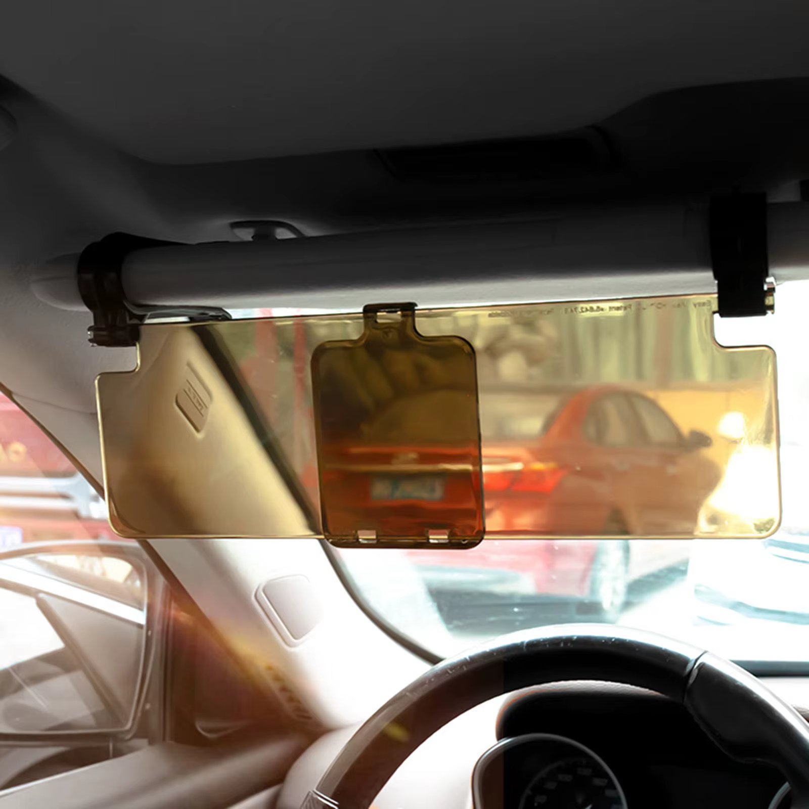 Extension de pare-soleil Anti-éblouissement 2 en 1 pour voiture, accessoire de protection anti-éblouissement, extension de pare-brise pour la conduite de jour et de nuit universelle