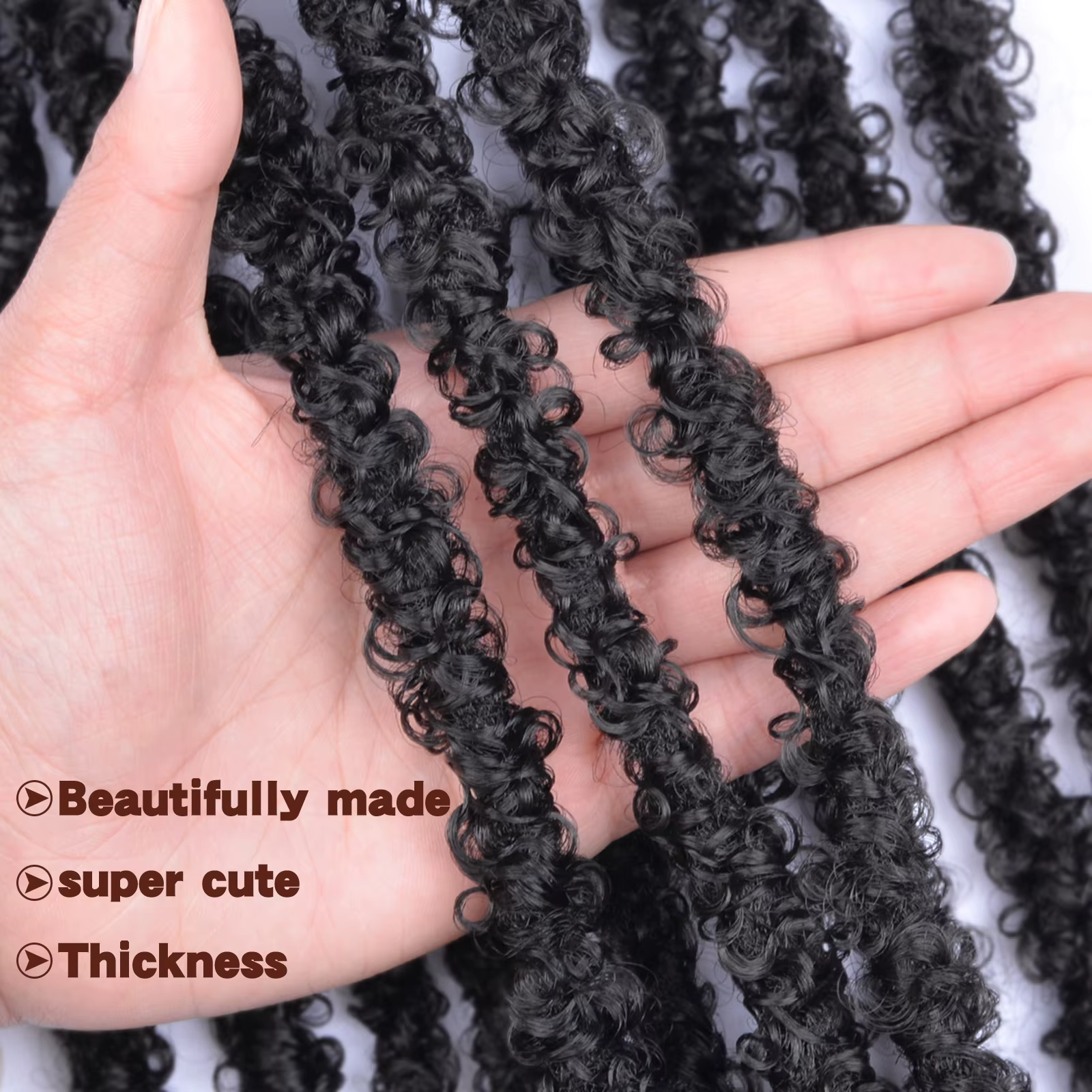 Papillon Locs Crochet cheveux Dreadlocks Meche Faux serrures
