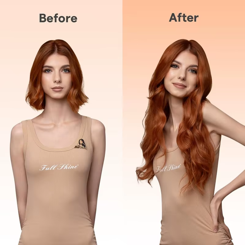 Pleine brillance 100 grammes papillon trame Extensions de cheveux