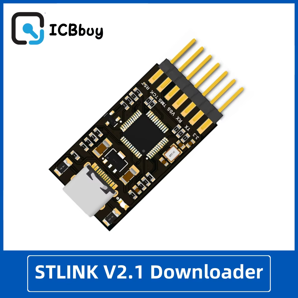 STLINK V2.1 Downloader : Outil de téléchargement Stlink prenant en charge le port série pour le débogage STM32, la compilation et la simulation