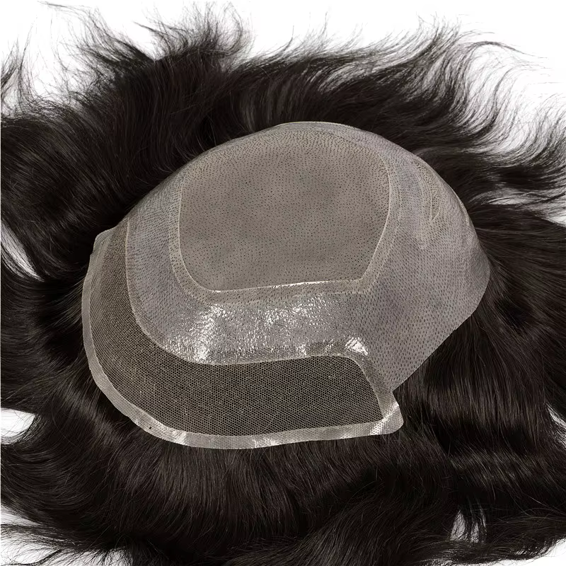 Prothèses capillaires pour hommes en cheveux naturels Remy