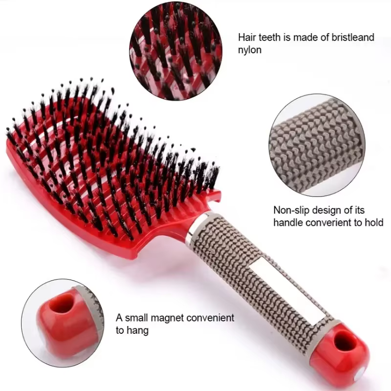 Brosse à cheveux exfoliante