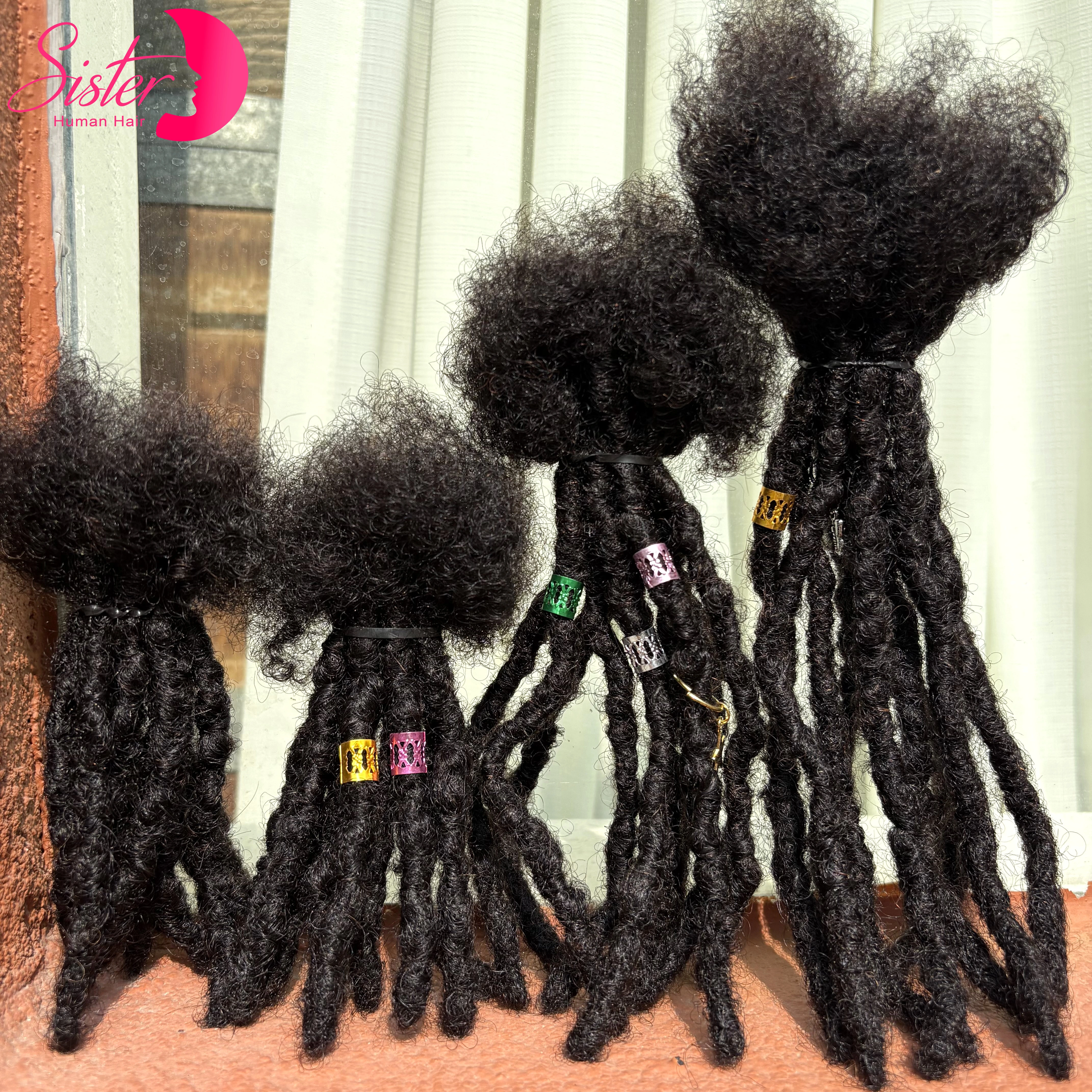 Extensions de dreadlocks naturelles en cheveux humains