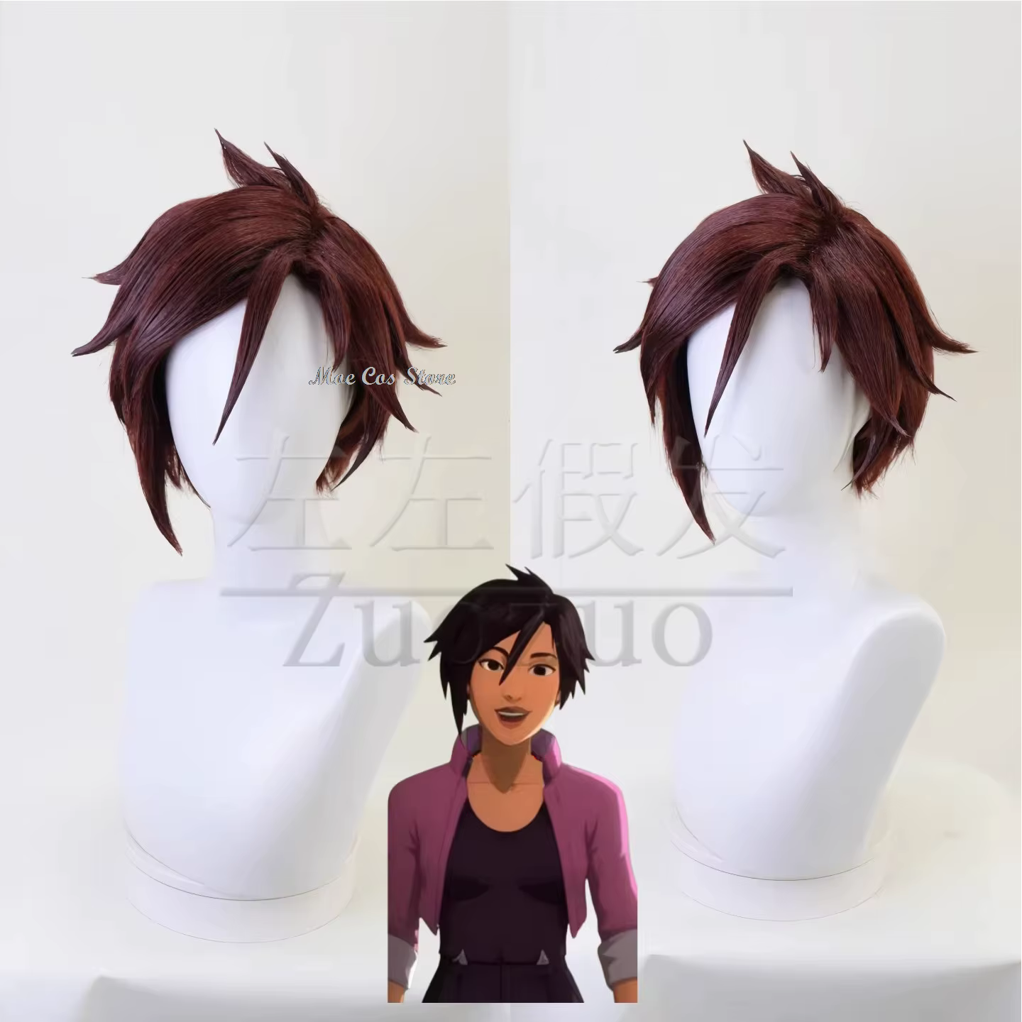 Perruque Invisigal Courtney Cosplay