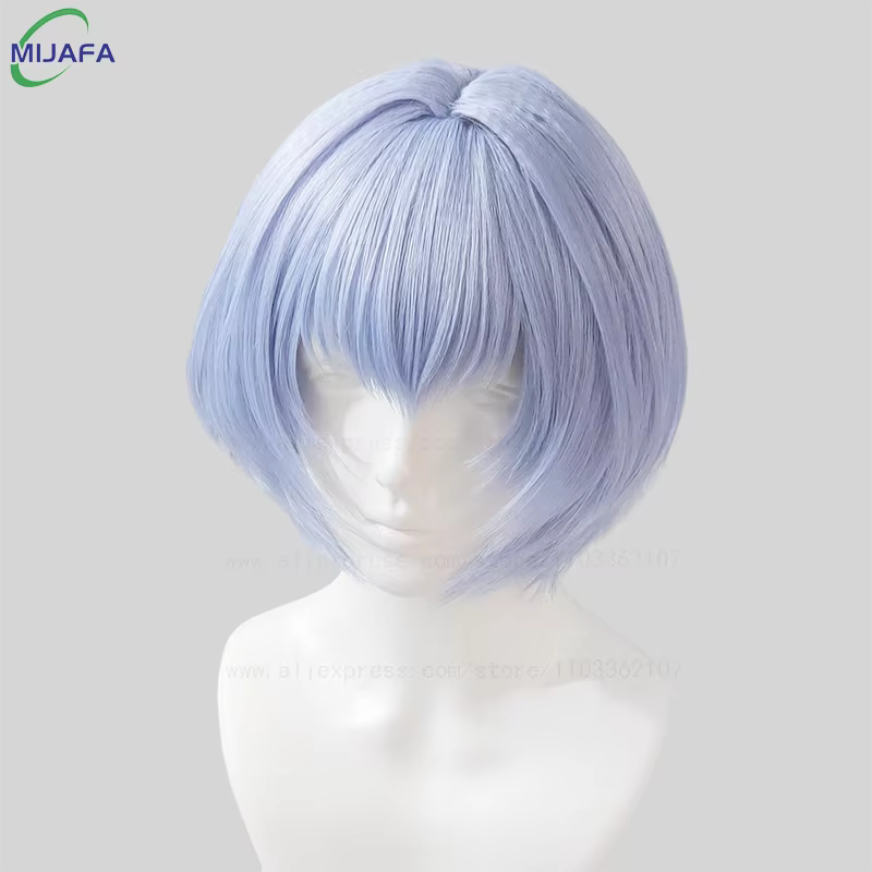 Perruque de Cosplay Ayanami Rei de haute qualité
