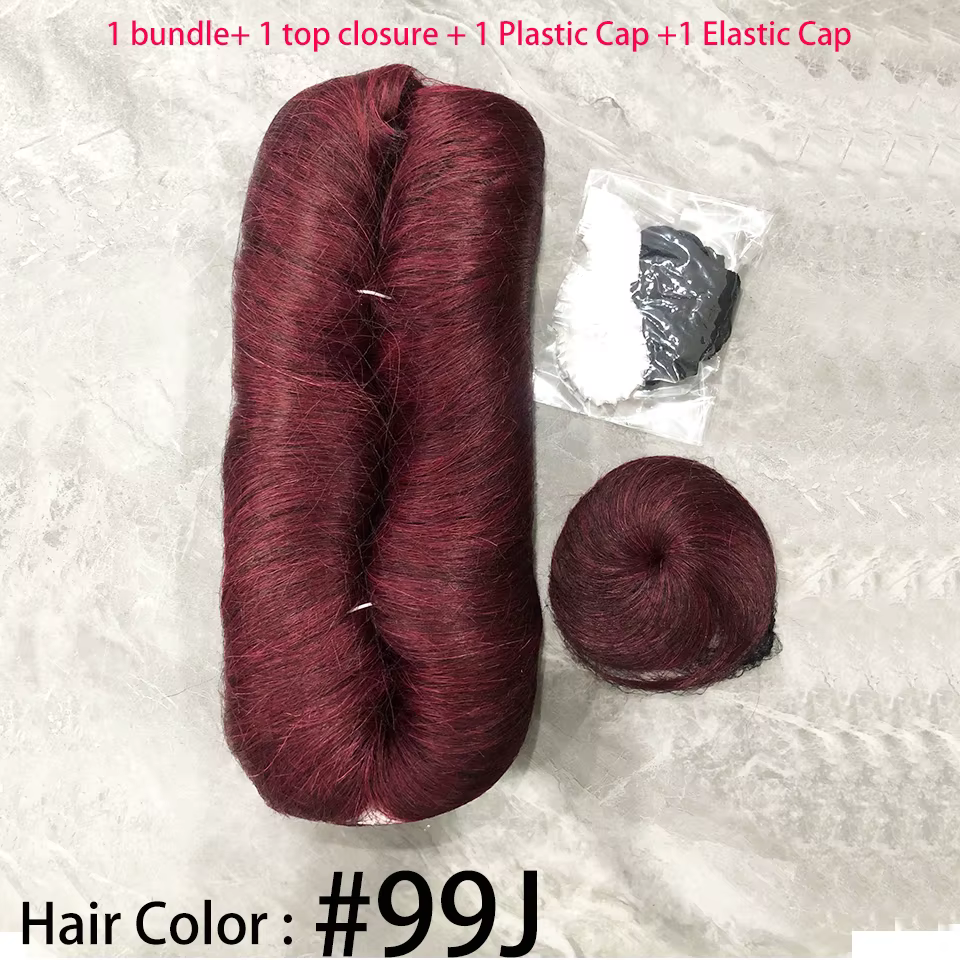 28 pièces Extensions de cheveux humains courts brésiliens un paquet pour une tête complète 100% paquets