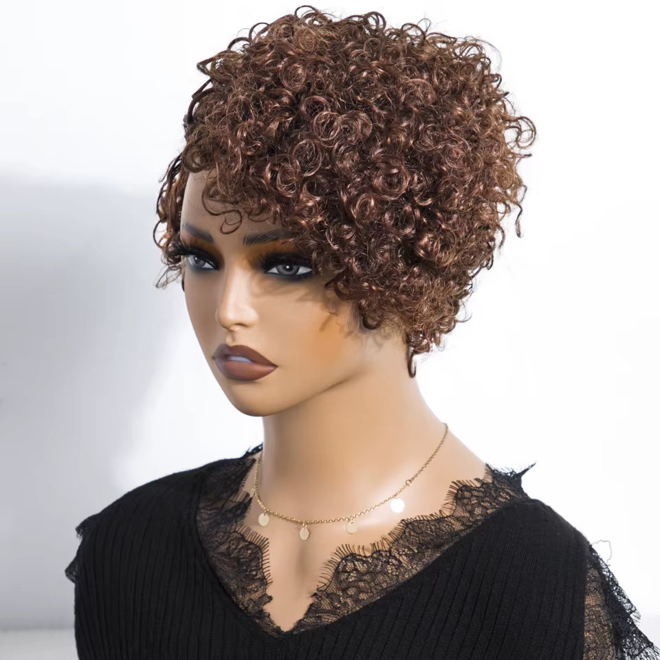 Perruques Lekker colorées 100 % cheveux humains