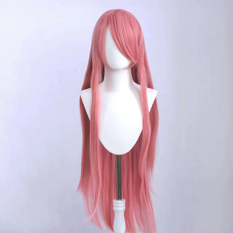 Perruque polyvalente cos animation modélisation 100 cm de long cheveux raides pleine tête ensemble anime style ancien