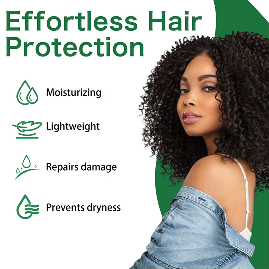 Spray pour perruques 100 ml, lait pour perruques, lisse et brillant, après-shampoing sans rinçage pour perruques, cheveux synthétiques pour femmes, anti-frisottis, soin hydratant