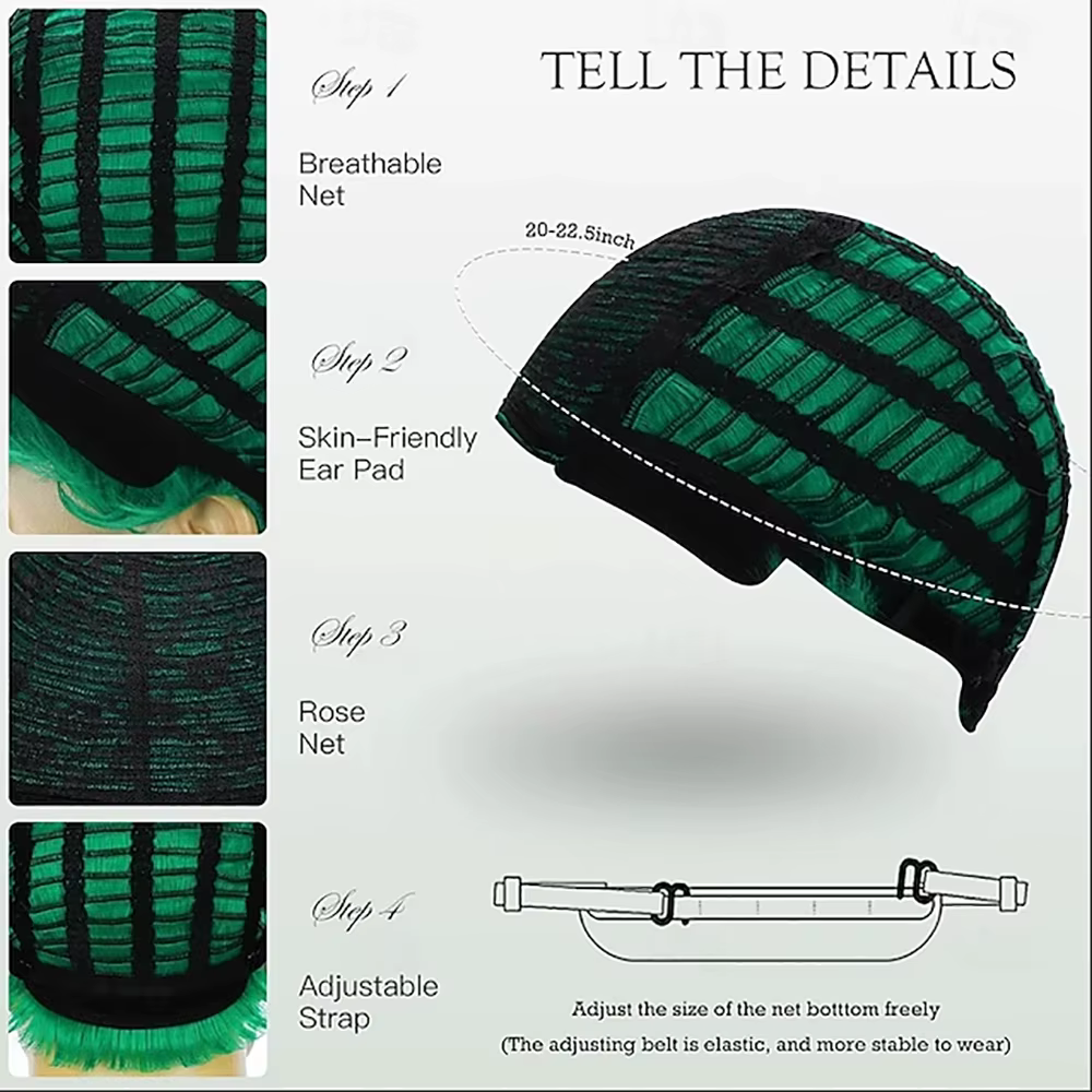 HAIRJOY – perruques synthétiques pour la saint-Patrick