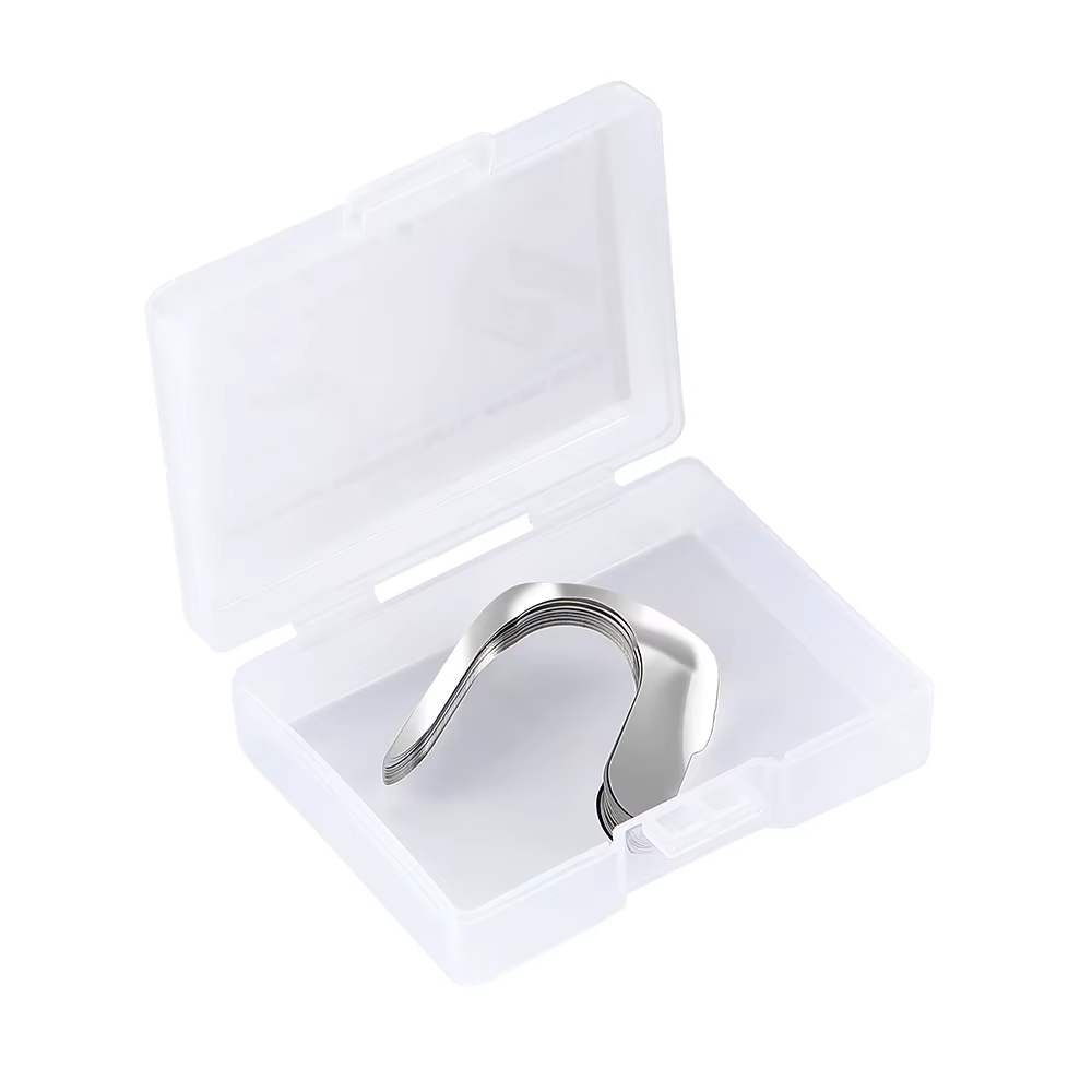 30 pièces matrice dentaire profilée bandes de matrice métallique antérieure système de matrice sectionnelle Matrices matériaux de dentisterie