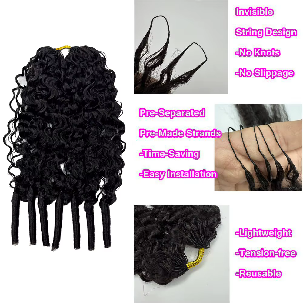 Extensions de cheveux humains bruts 100% naturels