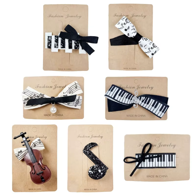 Pinces à cheveux violon Note musique pince