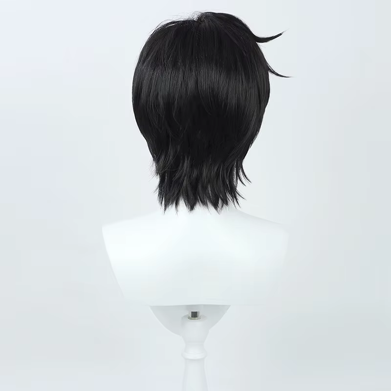 Perruque Cosplay Chiba Mamoru en Clip de Lune