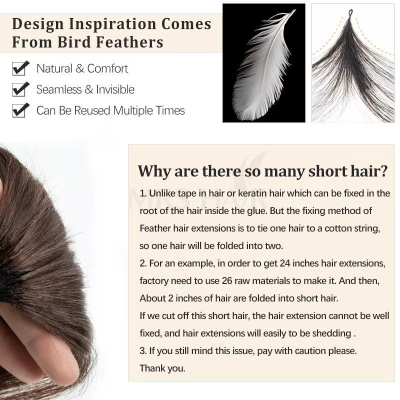 Extensions de Cheveux Naturels Remy avec Micro Wild Invisible