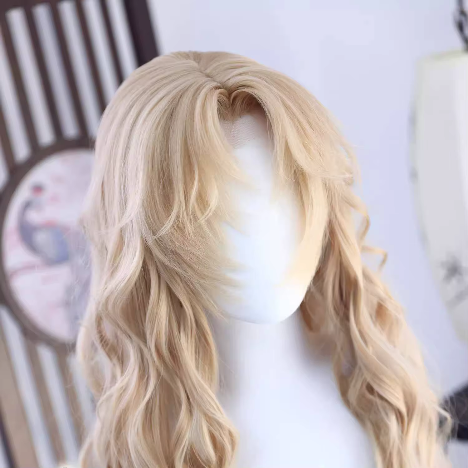 Vermouth Berumotto style perruque Cosplay Kudou Shinichi Mouri Ran femmes cheveux longs bouclés personnalisé