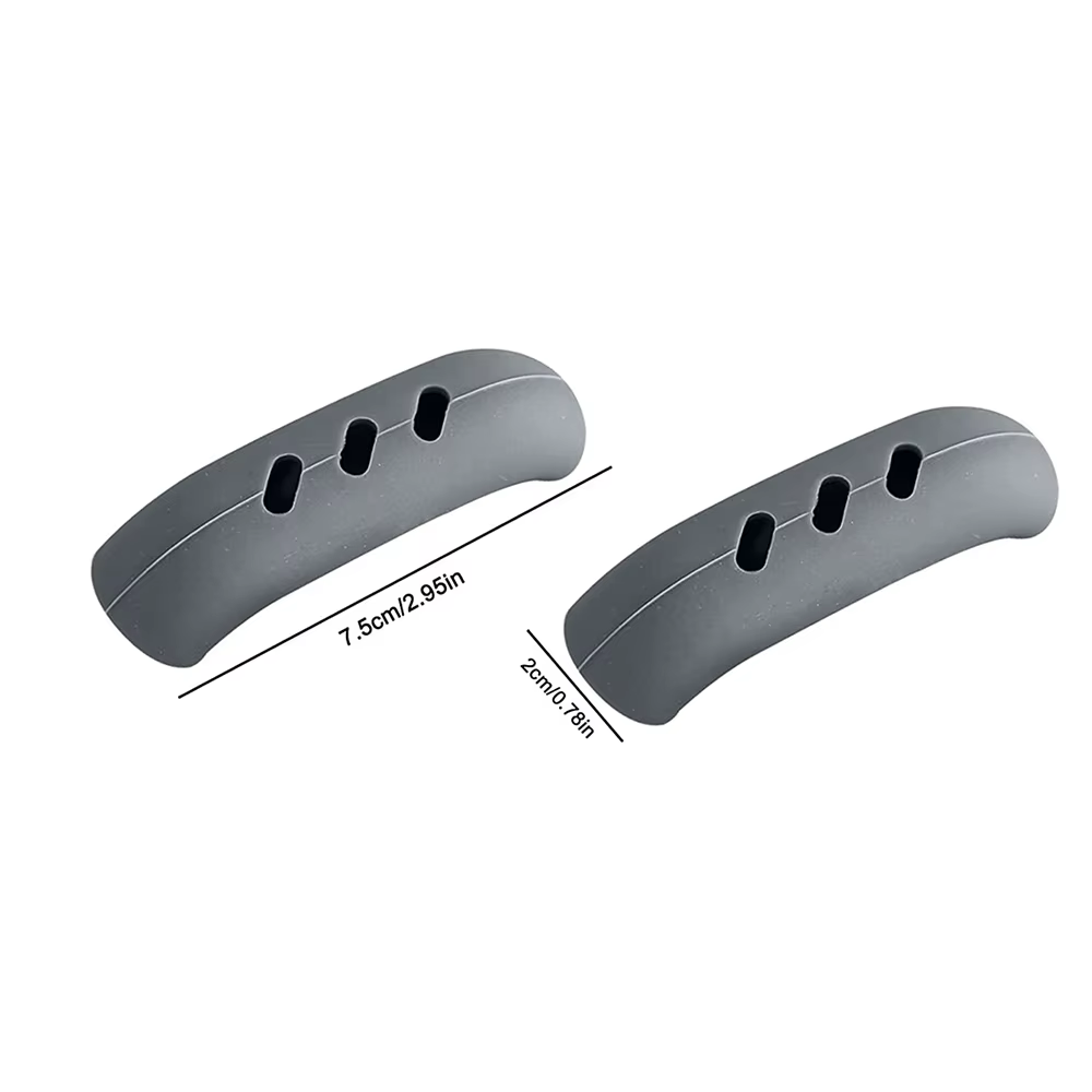 Couvercle de poignée de casserole en Silicone, 2 pièces, isolation thermique, support de poignée, manchon de poignée, Gadgets de cuisine