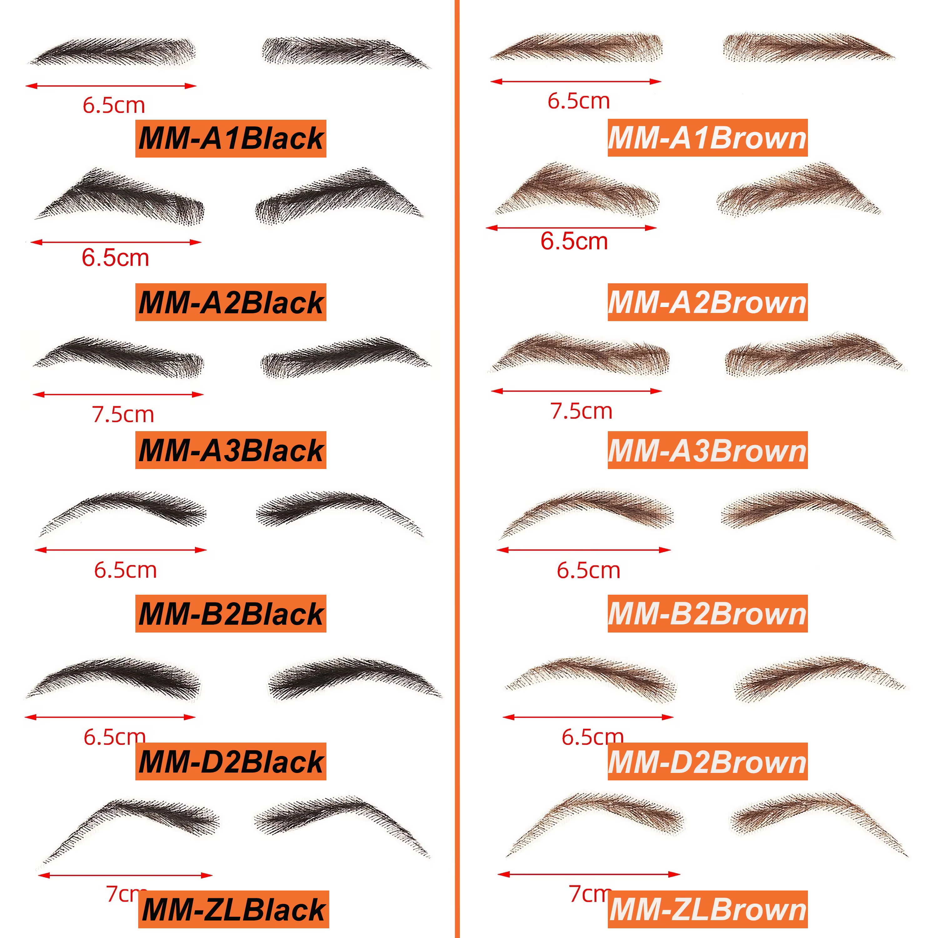 VEYDA Perruques à sourcils tressées en dentelle