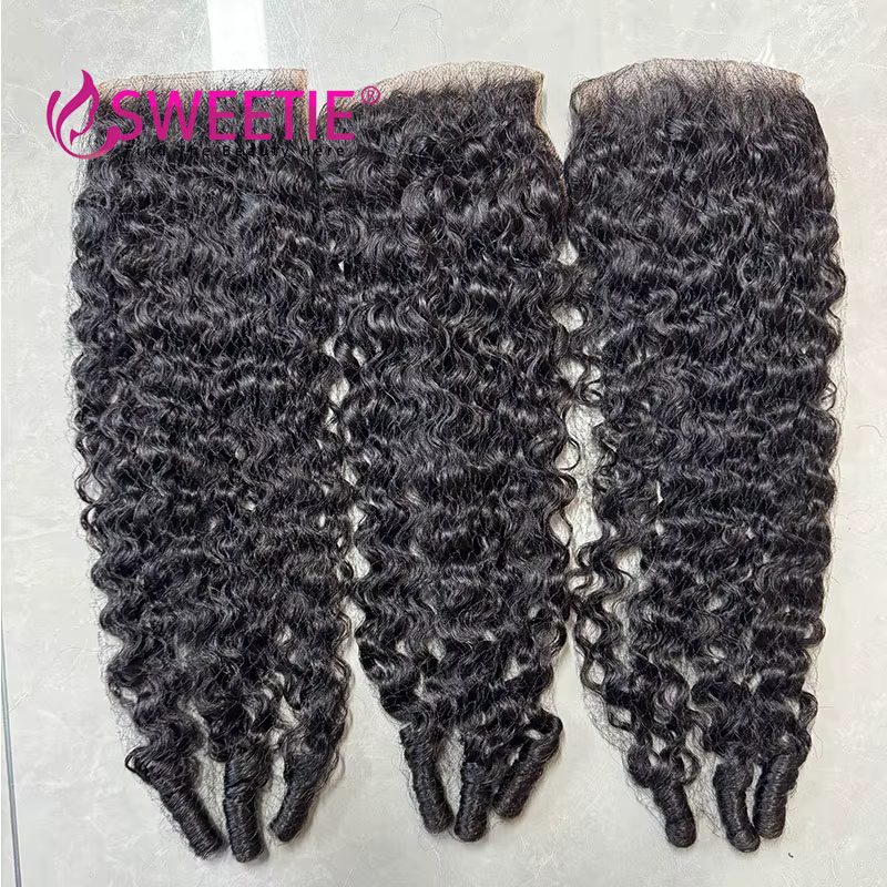 12A cheveux bouclés birmans 13x4 frontale Remy Extensions
