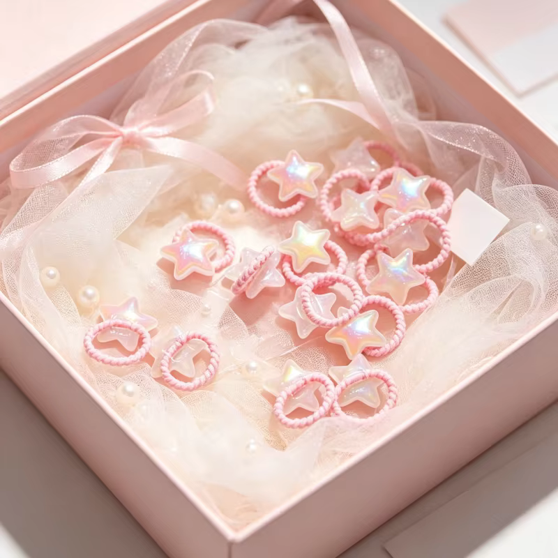 10 pièces/ensemble mignon bébé fille cheveux amour bandes dessin animé