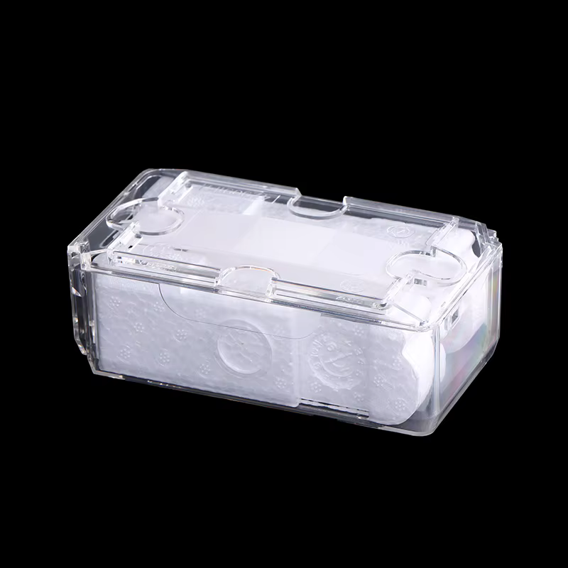 Boîte de rangement universelle pour bijoux, boîte à montres pour hommes, boîte à montres vintage transparente à grille unique, boîtes cadeaux de Noël
