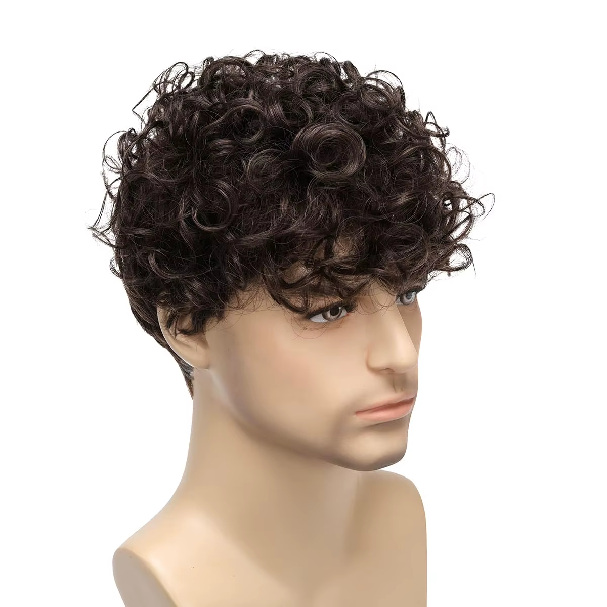 Perruque bouclée pour hommes