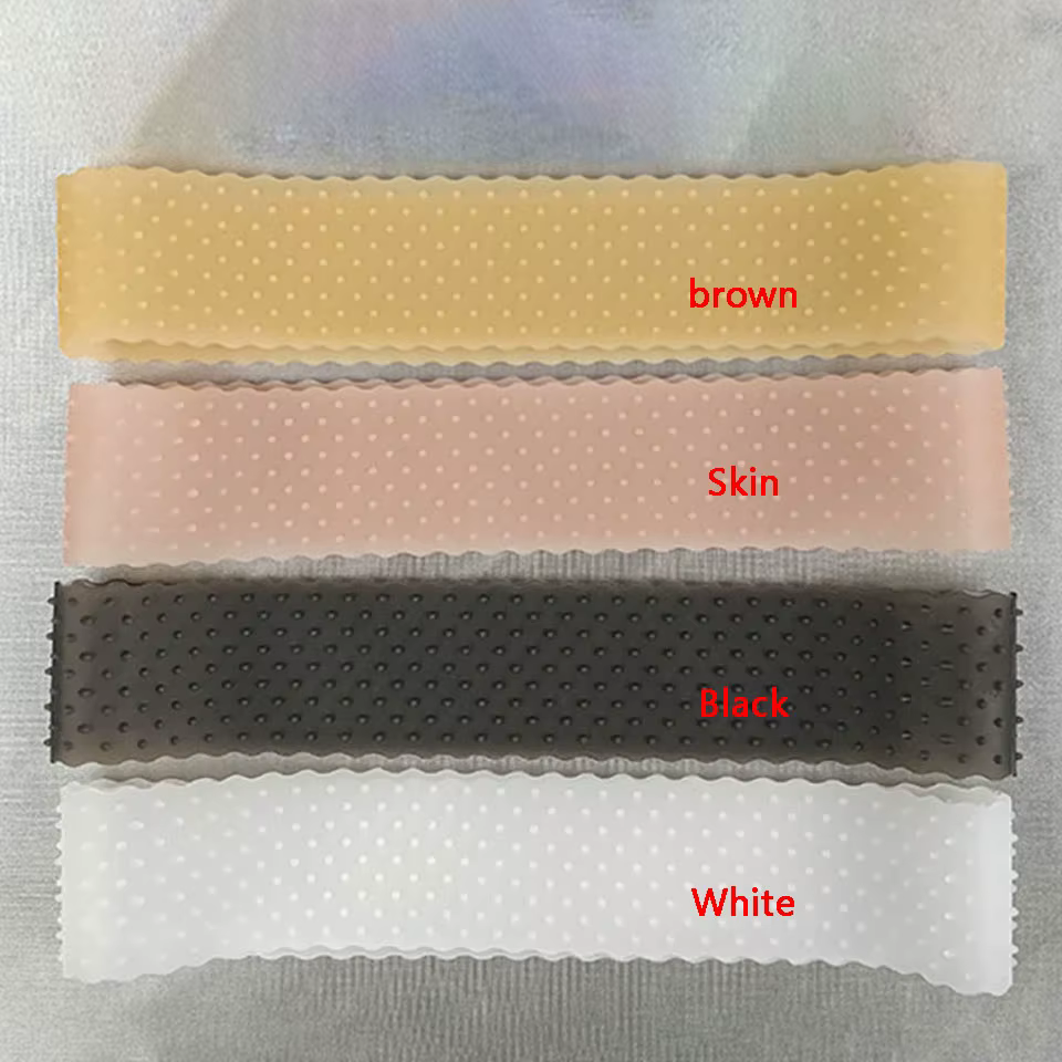 Bande élastique en silicone pour perruque