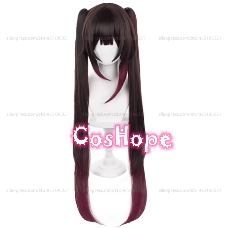 Perruque de Cosplay Synthétique de Style Zigzag de 90cm de Long