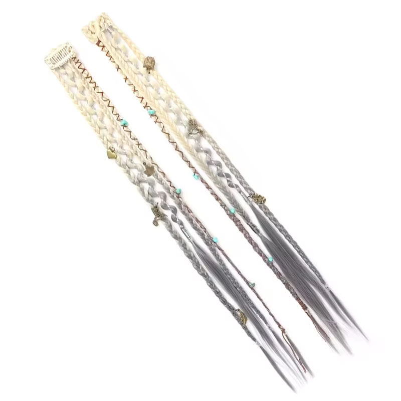 Petite tresse de cheveux style bohème