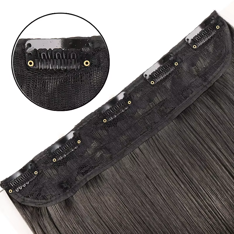 Extension capillaire synthétique longue et lisse
