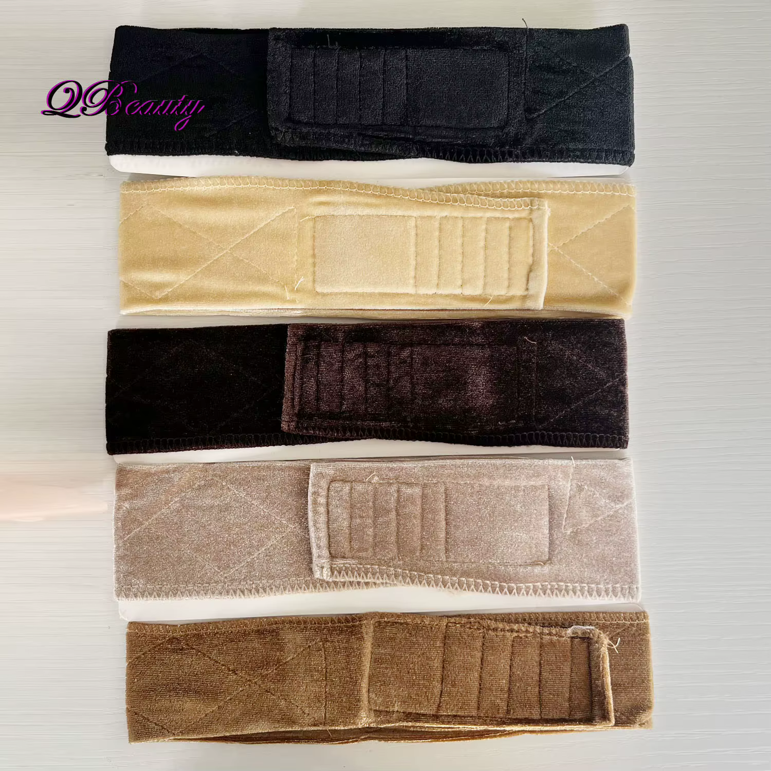 Poignées de perruque en velours bandeau à poignée réglable bandeaux pour perruques frontales en dentelle