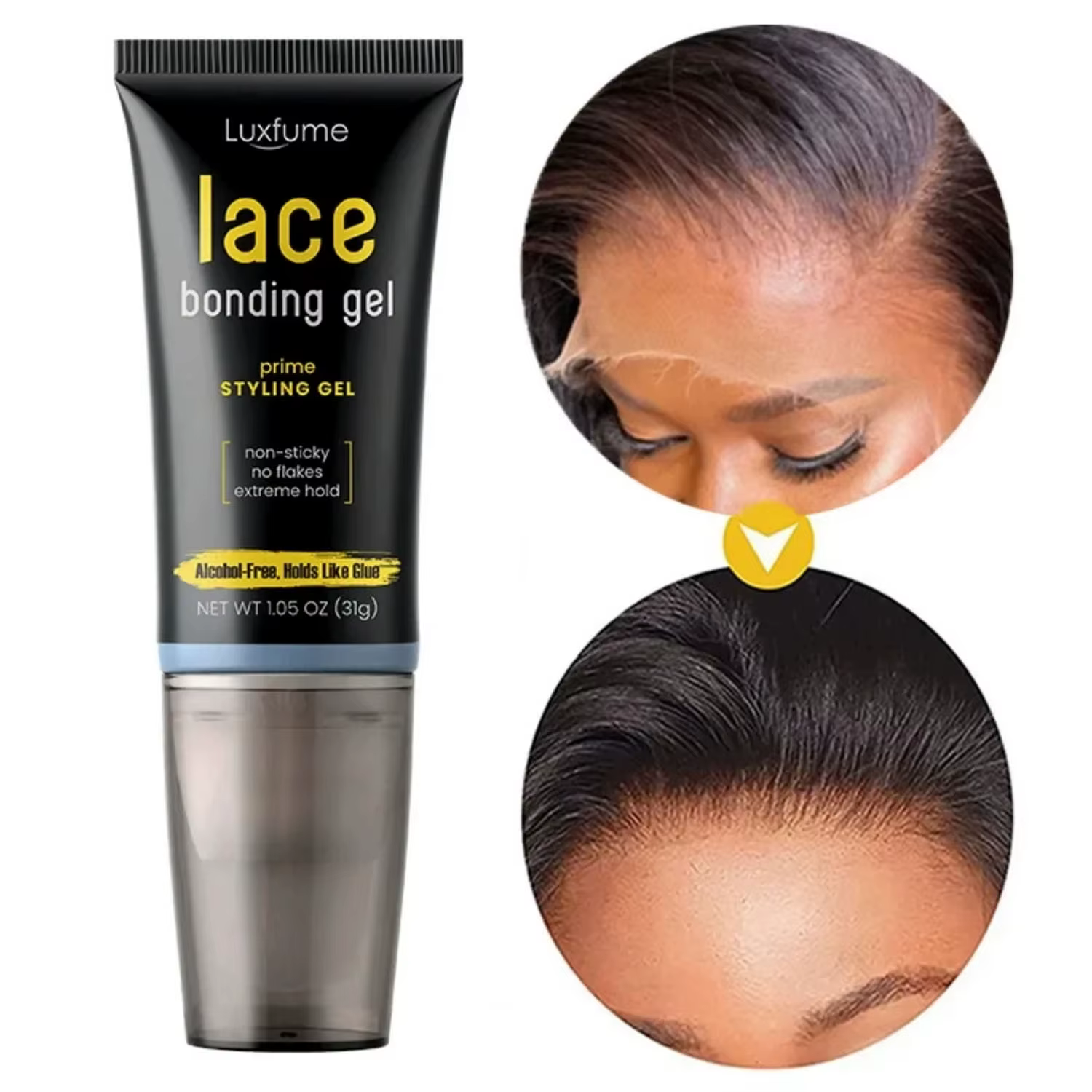 Colle pour perruque Lace Wig imperméable à forte tenue