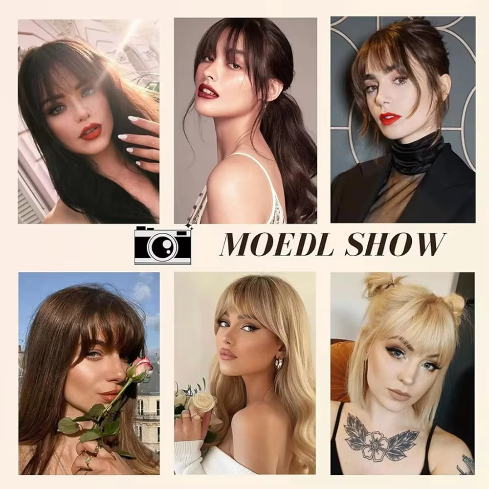 Extensions de cheveux synthétiques à clipser