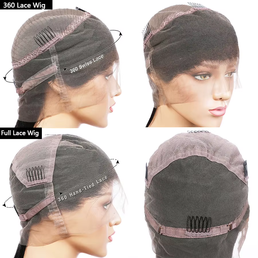 Perruques Lace Front Eva Hair Highlight colorées pour femmes
