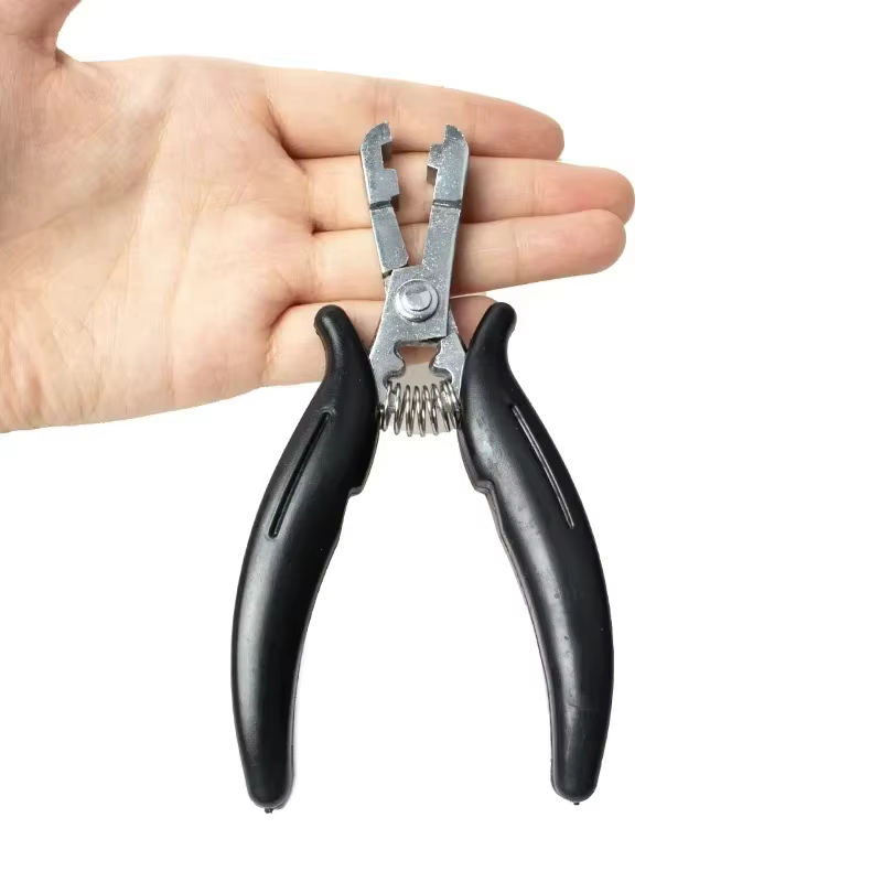 Pince à kératine pour extensions de cheveux