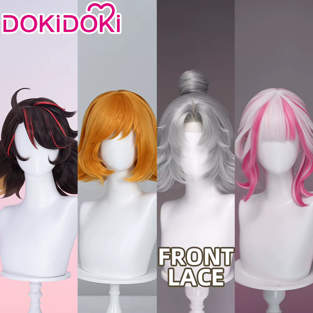EN STOCK Perruque de cosplay Doreenn Penii Parkerr Doctorr Strangee Starr Lordd Yelenaa White Queenn Foxx Lunaa Game DokiDoki avec bonnet gratuit