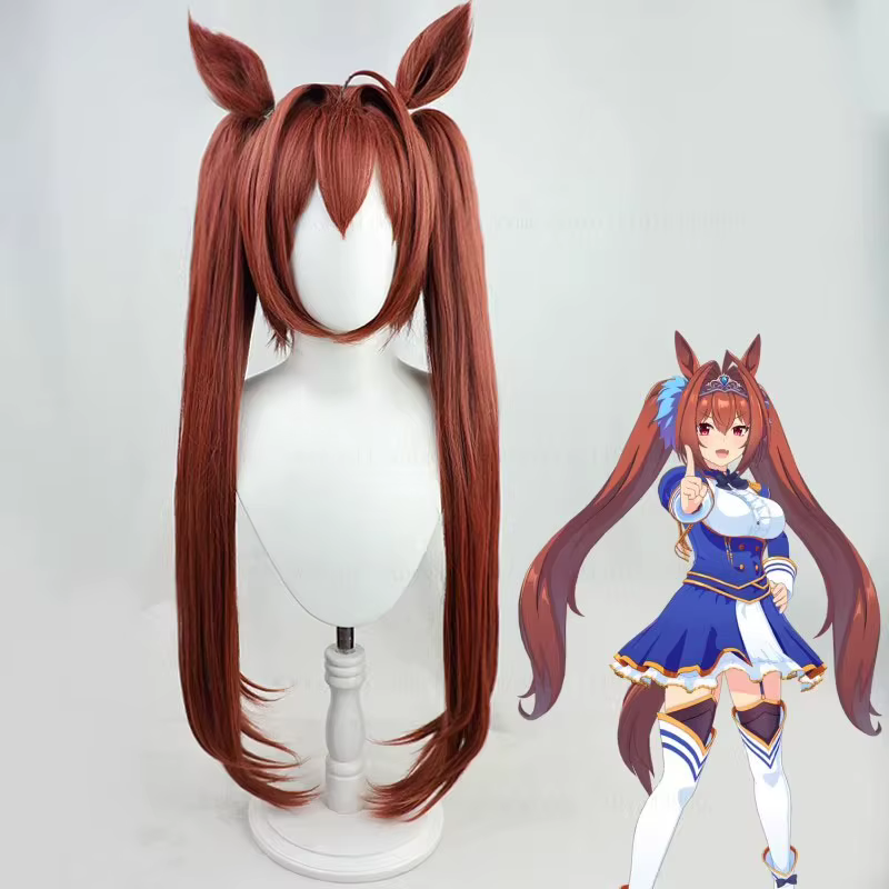 Perruque de Cosplay Uma Musume Pretty Derby Daiwa Scarlet