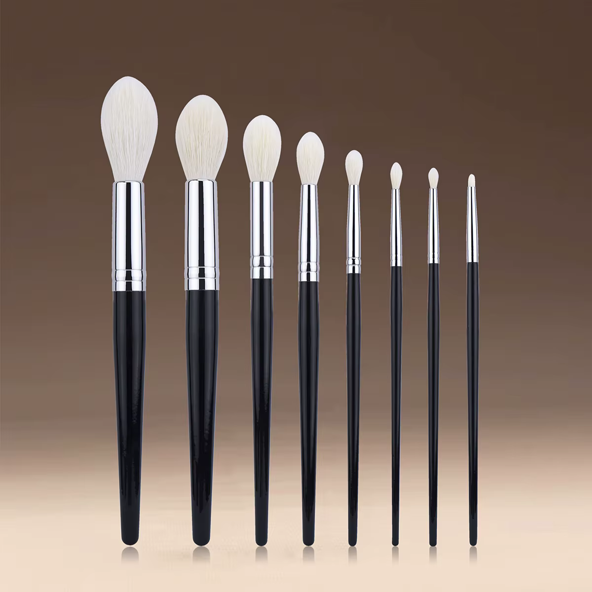 Pinceau surligneur fard à paupières pli brosse Contour pli surligneur sculptant pinceaux de maquillage 100% cheveux de chèvre outil de beauté conique