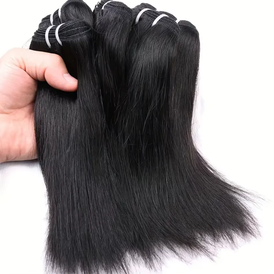 Bundles de cheveux humains courts droits brésiliens Sophia
