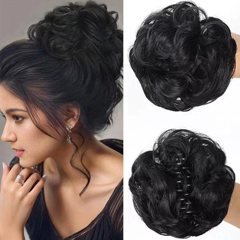 Chignon synthétique à clipser