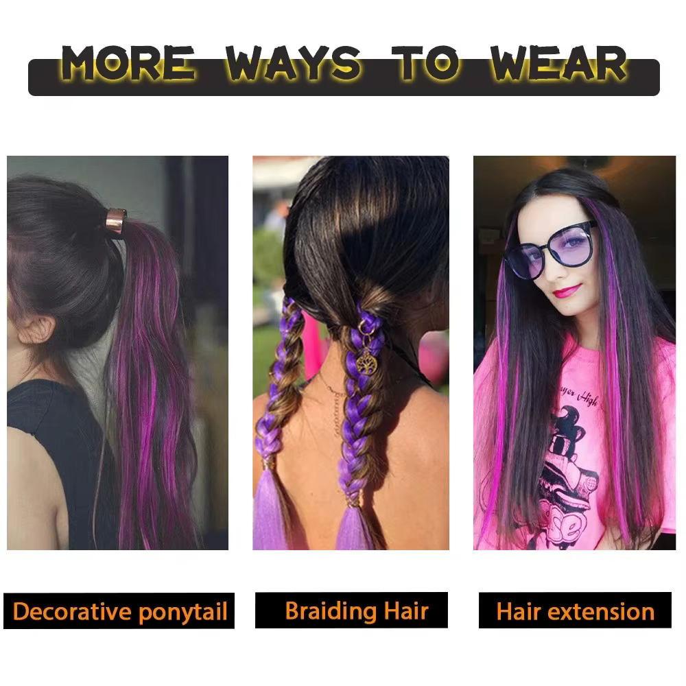 LANSA Extensions de cheveux synthétiques avec Clips