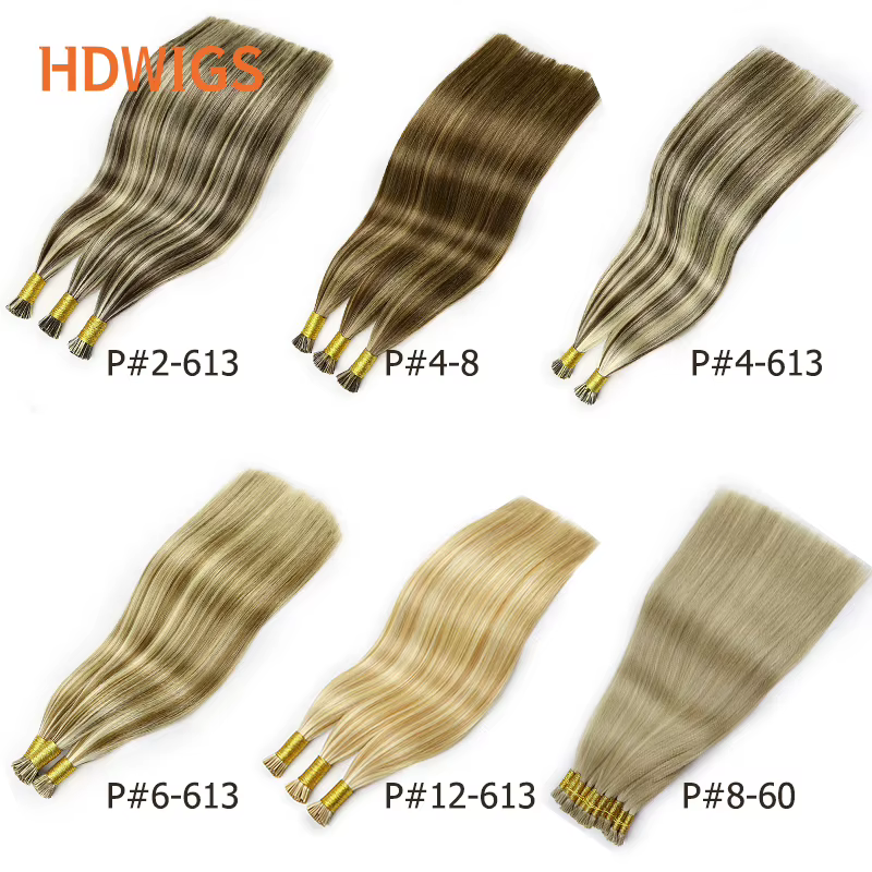 Extensions de cheveux humains ITIP lisses