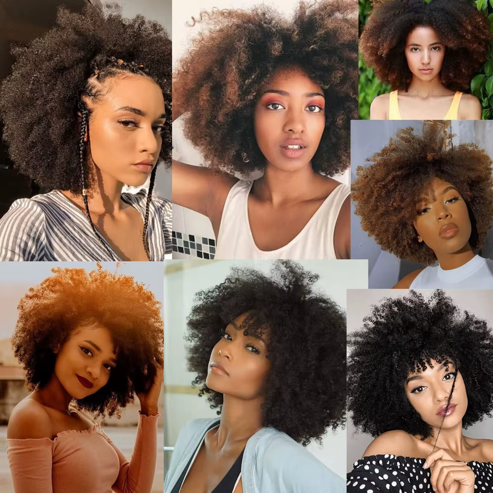 VERVES Crochet cheveux bouclés Extensions synthétiques 12 pouces Ombre tressage