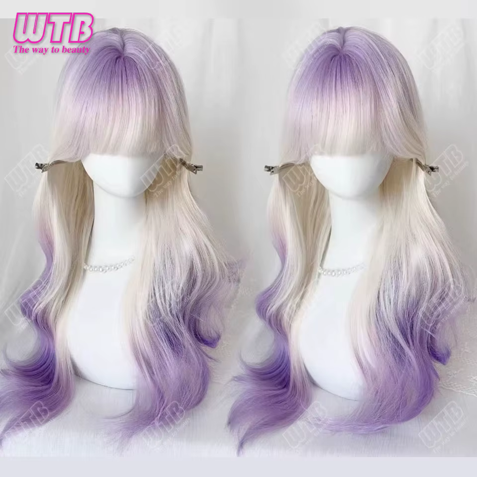 Perruque synthétique longue bouclée pour femme