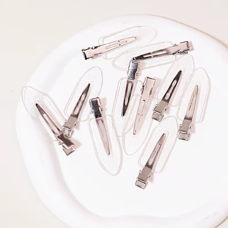 Pinces à cheveux transparentes sans couture pour filles