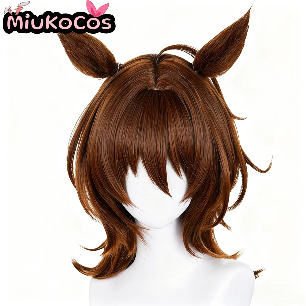 EN STOCK アvoisキン Agnes Tachyon Cosplay perruque avec oreilles et queue MiukoCosplay jeu Umamusume: joli Derby