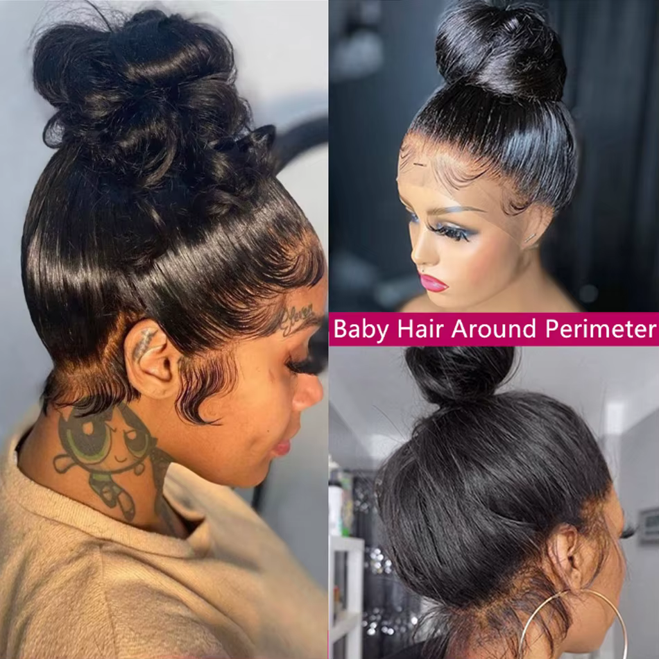 Perruque Lace Frontal Wig brésilienne naturelle