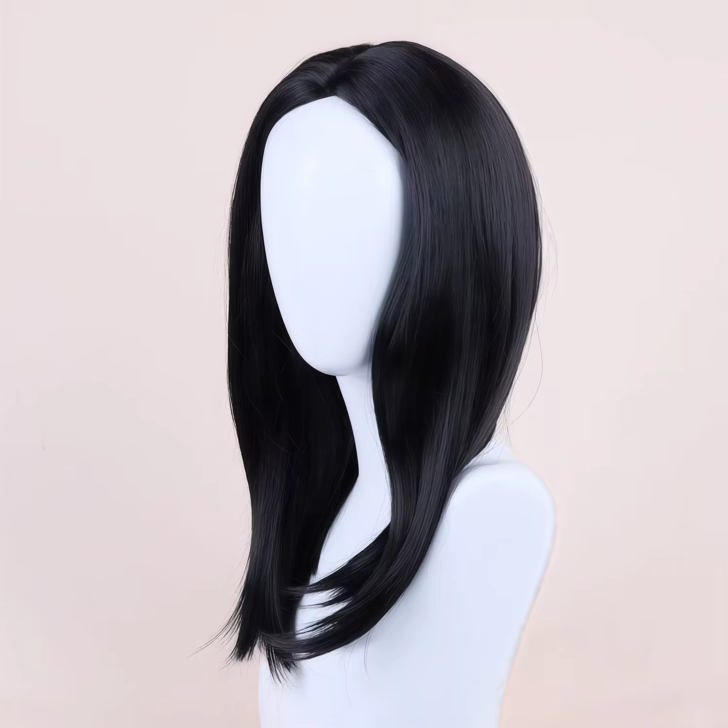 Perruque Cos, cheveux mi-longs