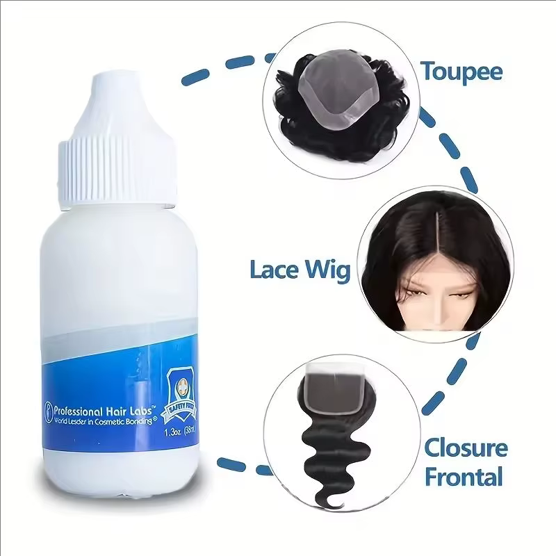 Colle pour perruques avec dissolvant